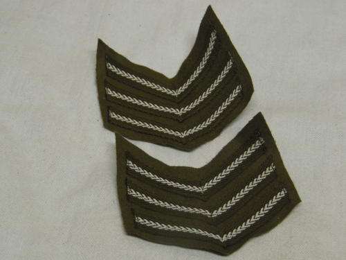 SADF SARGENT RANK SET