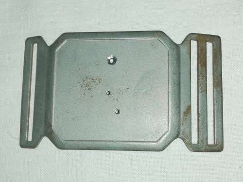 SAND BLASTERED BUCKLE