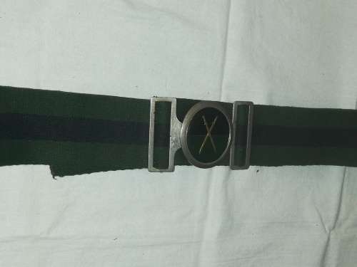 INFANTTRY SCHOOL BELT AND BUCKLE 113CM BELTING