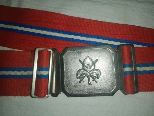 WESTERN PROVINCE COMMAND BELT AND BUCKLE 110CM BELTING