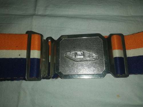 SCHOOL OF ARMOUR BELT AND BUCKLE 128CM BELTING