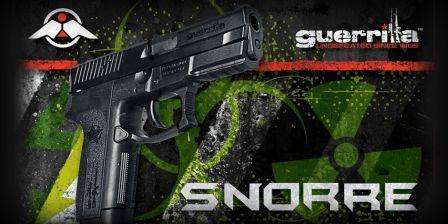 Guerrilla Snore Store demo 4.5mm CO2 Pistol, includes 5 gas 295 BB bullets & Safety Glasses