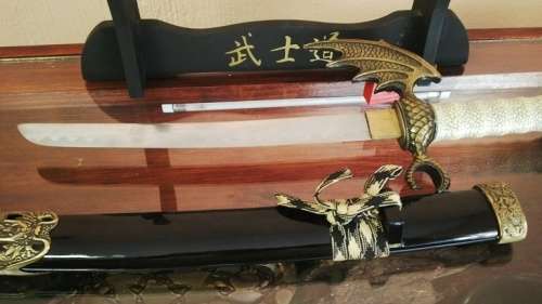 Sword display x 2 Swords 1 x 30cm long & 50cm