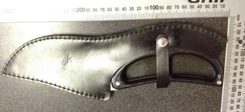Spike Cobra Knife 12" All Stainless Steel with Leather Sheath - Christmas Special