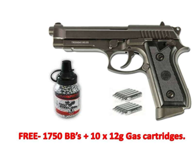 KWC - TAURUS M92 FULL METAL BLOWBACK CO2 4.5mm BB GUN