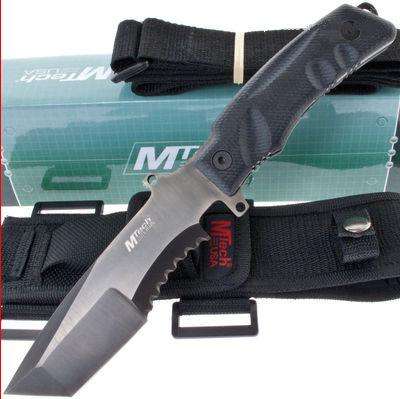 MTech Heavy Tactical Tanto Survival Leg/Shoulder Knife + free Gerber Scout Pocket Knife
