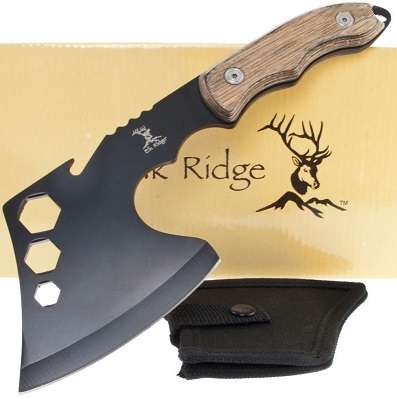 Elk Ridge Knives Hardwood Tactical Survival Axe Camping/Hunting/Combat Hatchet