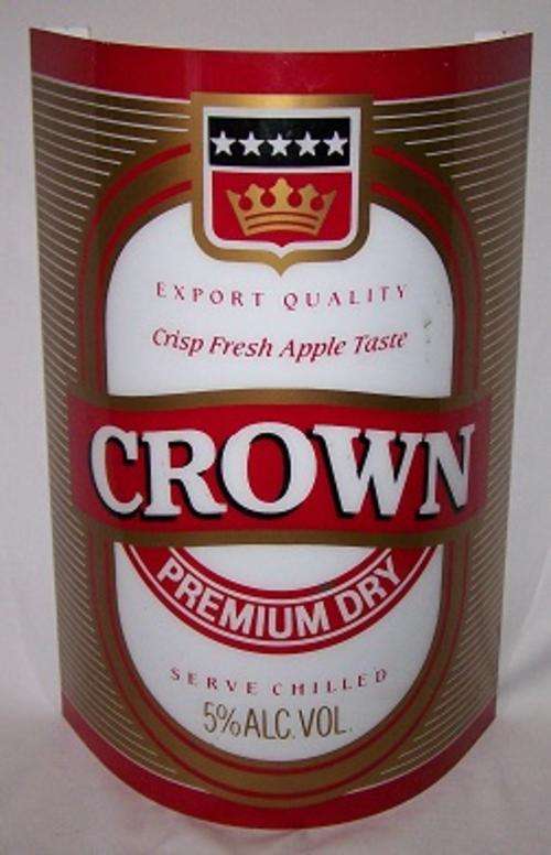 Picking Finds: Crown Cider Bar Light 49.5cm x 31cm x 15.5cm Man Cave Ready