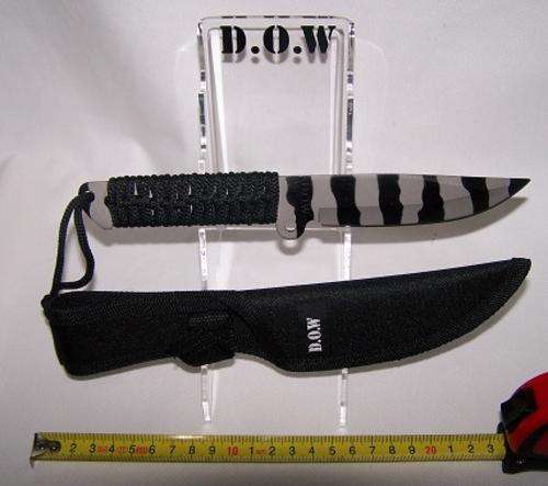 D.O.W Blades. Hunting Tactical, Fishing and Zombies Knife with Sheath - 2983B