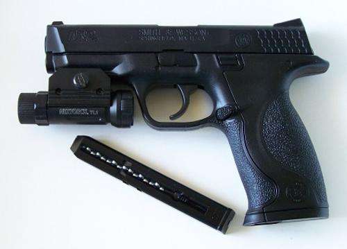 UMAREX SMITH & WESSON M&P40 4.5mm Co2 BB Pistol / Gun + Free Stuff + optional Tactical NexTorch