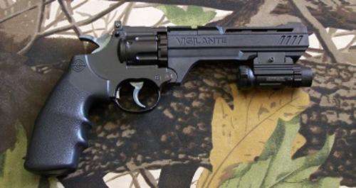 Crosman Vigilante 4.5mm Pellet & BB Combined Co2 Pistol - Optional Nextorch