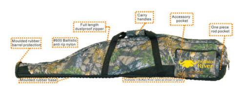Buffalo River CarryPro Deluxe 44in Scoped Rifle Shotgun Gun Bag
