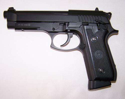 KWC M92 Taurus Replica 4.5mm CO2 Pistol Semi/Full AutoBlowback Model Black
