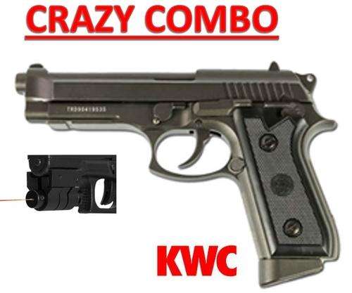 KWC " Replica of Taurus PT92 4.5MM C02 Pistol Semi/Full Auto + Extra's