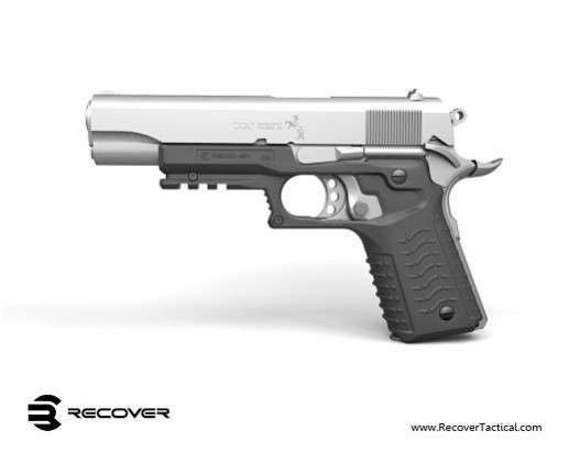 1911 Grip and Rail System, RECOVER Tactical Conversion Kit.