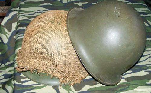 SANDF Pre 1980's Staaldak / Hard hat/ helmets / Head Gear bid is for both.