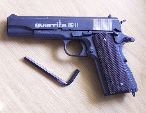 Guerrilla 1911 Full Metal Blowback 4.5mm Co2 + Spare Mag(non Working Seals Req.) ***FREE STUFF***