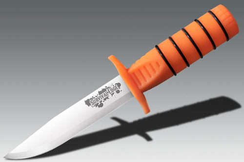Cold Steel Survival Edge Orange with Kydex Sheath and Fire Starter Last 1 @ R due to $