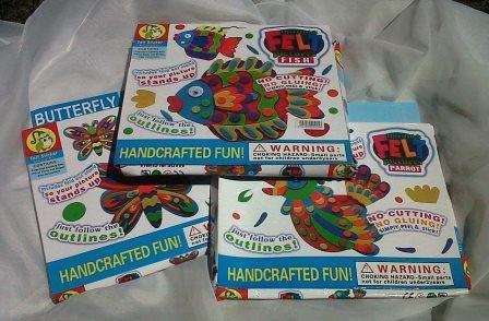 Handcrafted Fun Arts Felt Sticker Activity Sets