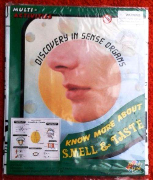 Large Activity Fun Mat:  Discovery in Sense Organs - LOW LOW postage Fees!