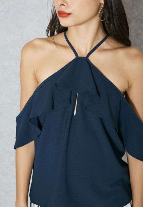 MANGO - Blue Shirt - Large