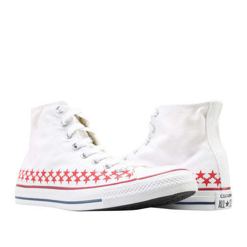 Converse Chuck Taylors - Blue and Red Stars - Size 8 - 100% Authentic