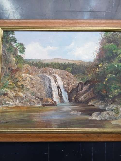 VERY OLD OILS ON CANVAS SIGNED S M RODMAN. A MUST HAVE!!!