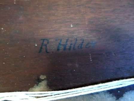 19th CENTURY RICHARD H. HILDER(1813-1852) OIL ON WOOD PANEL