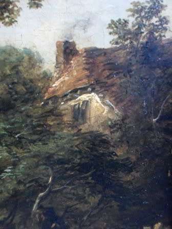 19th CENTURY RICHARD H. HILDER(1813-1852) OIL ON WOOD PANEL