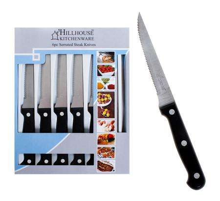 HIGH QUALITY 6 piece STEAK KNIFE SET in box