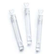 12 Piece Wedding Bubbles Heart Wand Tube