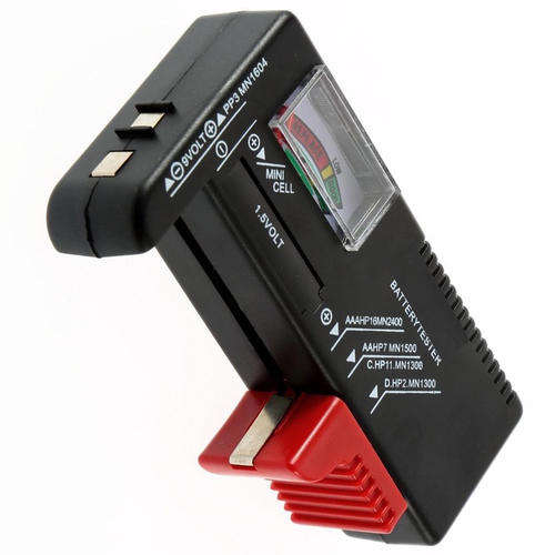 1 X HAND HELD UNIVERSAL BATTERY TESTER  (1.5V+9V)