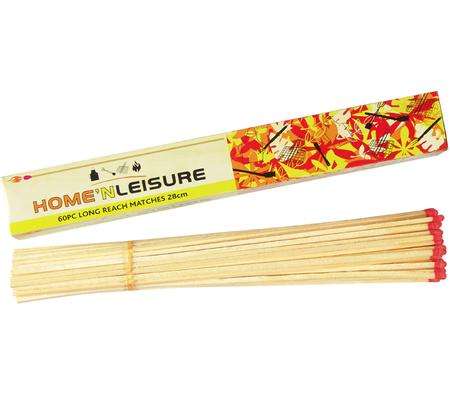 BBQ /FIREPLACE MATCHES - 28cm  60 Sticks in a Box