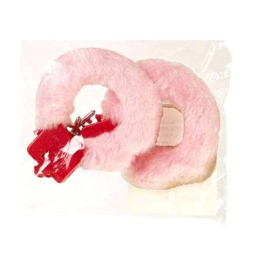 PINK FLUFFY WRIST CUFFS