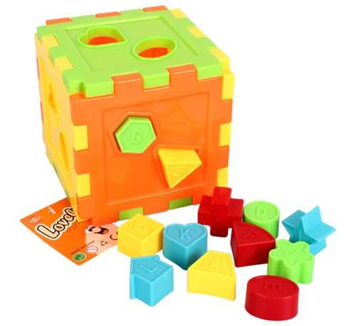 EDU PUZZLE BLOCK SHAPE SORTER