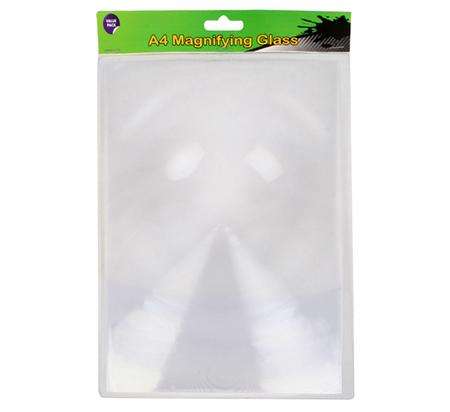 Magnifying Fresnel Lens, Sub-A4 sized 260 X 177mm