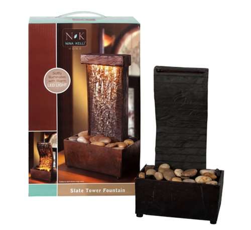 NINA KELLY SLATE TOWER FOUNTAIN