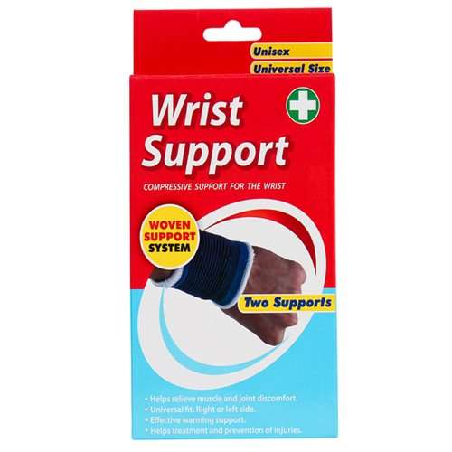 2 PC BANDAGE SUPPORT WRIST BAND