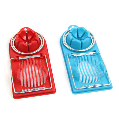 KITCHEN TOOL Multifunction 2 in 1  Egg Cutter Flower Edges Cut Slicer Sectioner