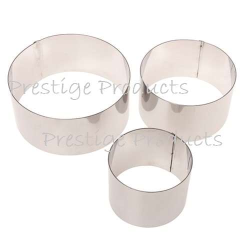 Stainless Steel Cookie Cutters 3 piece