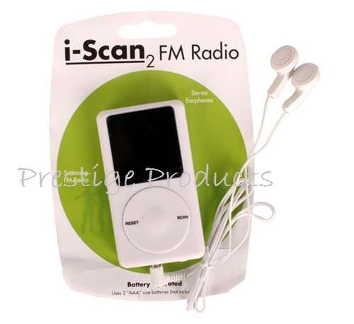 Auto Scan Fm Radio, With Earphones