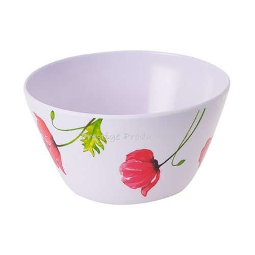 4 X MELAMINE BOWLS [15cm] PRINTED DESIGN