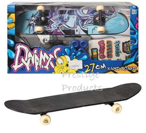 Hand Skateboard Kit Fingerboard with stickers