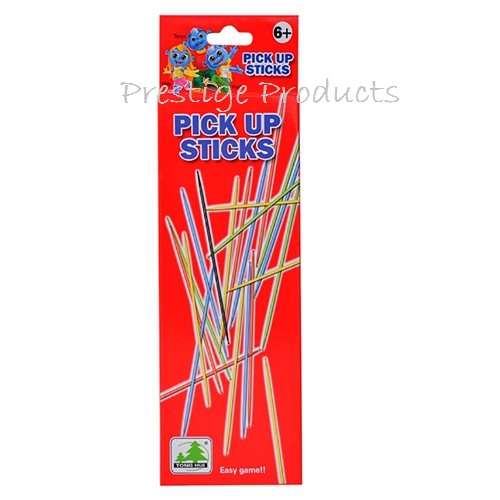 CLASSIC FAMILY GAME NEW 31 Pcs Plastic PICK UP STICKS