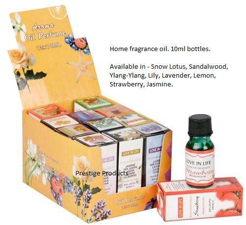 1 x 10ml Home Scents Aroma Fragrance Oils