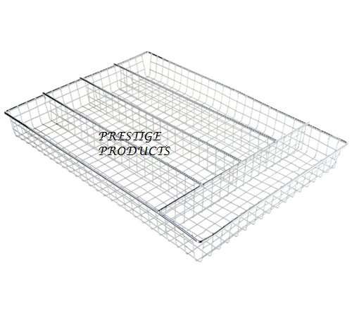 CHROME CUTLERY SERVER/DRAWER ORGANISER STORER