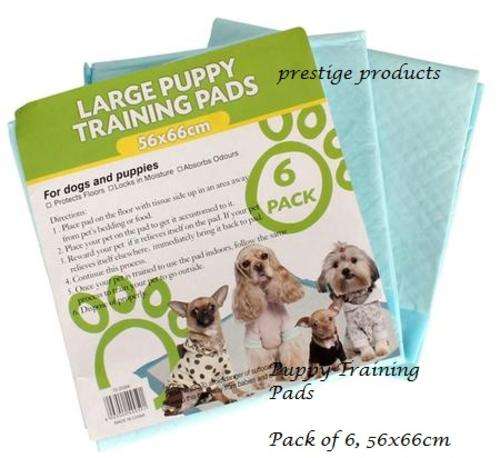 1 pack Puppy Training Pads  Pack of 6, 56x66cm