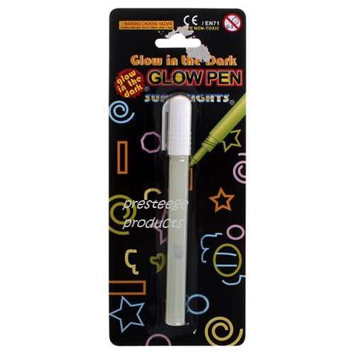 2 x Glow In Dark Pens  13cm