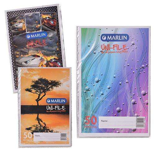 STATIONERY OFFICE SUPPLIES - Marlin A4 Display Book  50 Page
