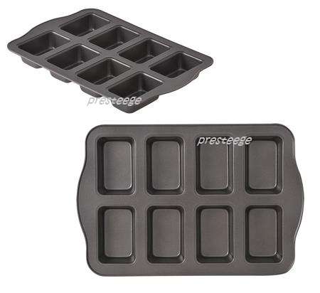 Bakeware Non Stick Mini Loaf Pan  8 Loaf, 8.5x5x3cm